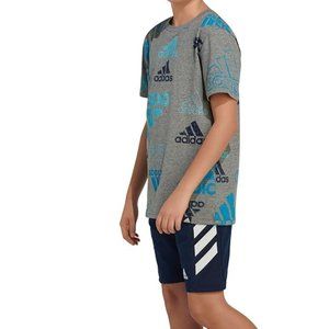 ADIDAS Boys Short Sleeve Brand Love Tee SZ XL